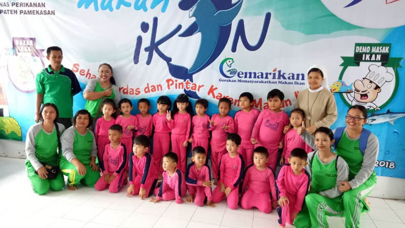 TK Santa Theresa Pamekasan Belajar Ikan BBI Teja