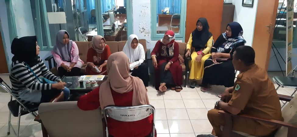 Menerima Kunjungan Calon Poklahsar Desa Batu Kerbuy Kec. Pasean 2020