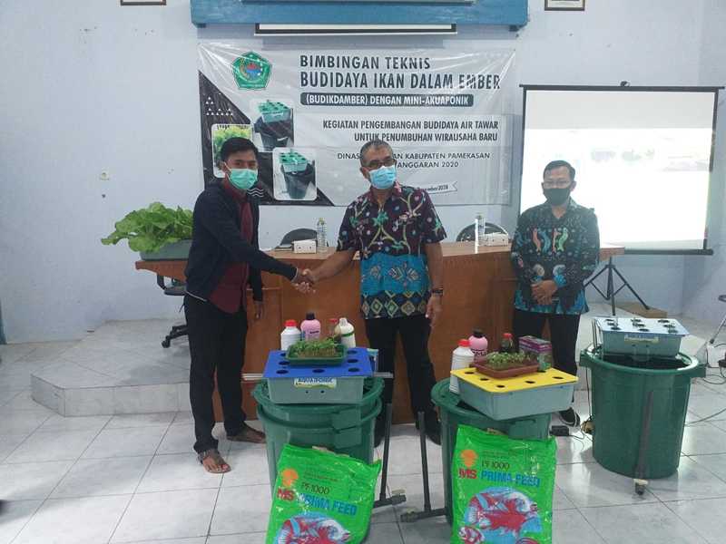 bimtek budidaya ikan dalam ember