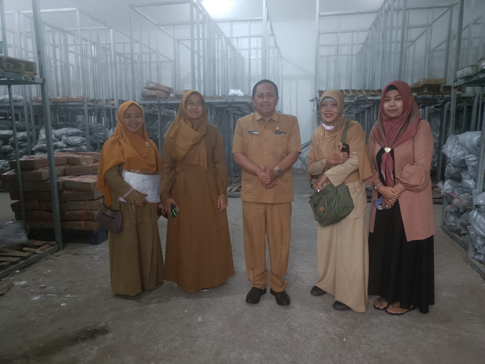Pemantauan Cold storage CV sinar Abadi - Dinas Perikanan Pamekasan