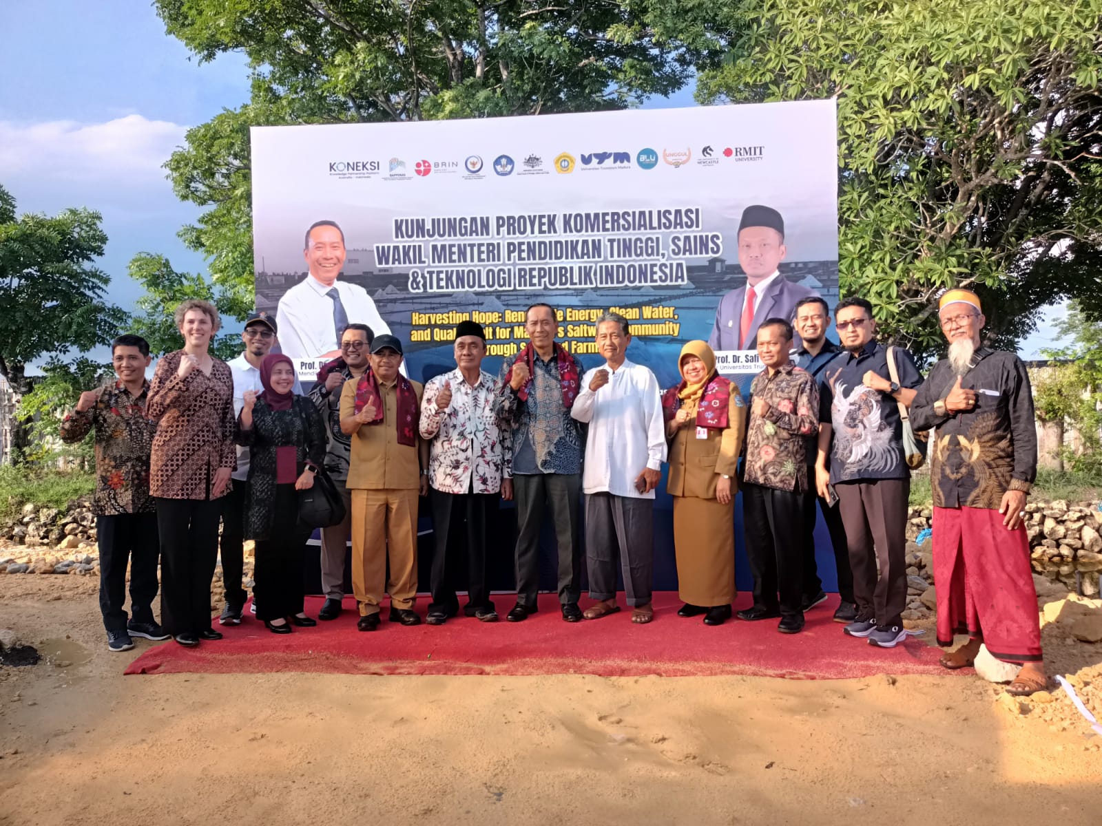 proyek komersialisasi garam - Dinas Perikanan Pamekasan