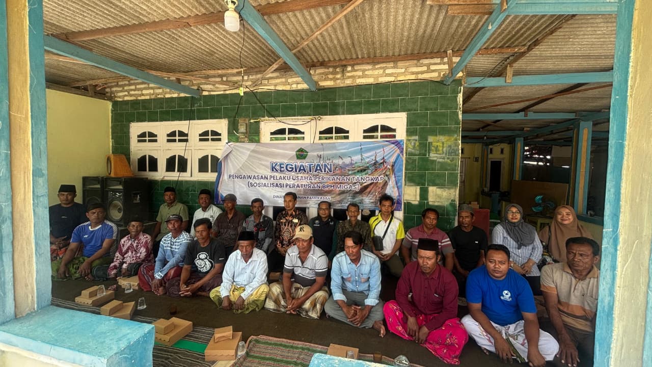 sosialisasi peratuah BPH Migas - Dinas Perikanan Pamekasan