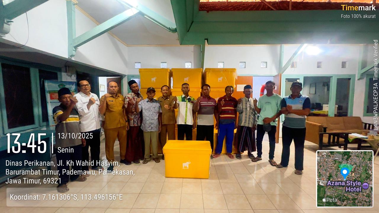 bantuan coolbox - Dinas Perikanan Pamekasan