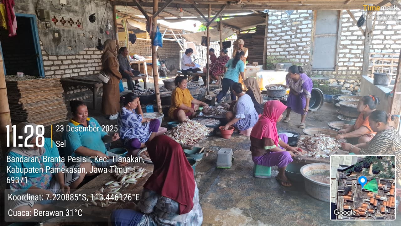 pendataan kebutuhan garam di unit pengolahan ikan kering - Dinas Perikanan Pamekasan