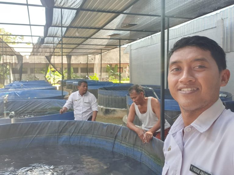 Penanganan Pengaduan Pembudidaya ikan lele - Dinas Perikanan Pamekasan
